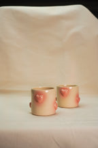 Czarki w serca ceramiczne HEARTS