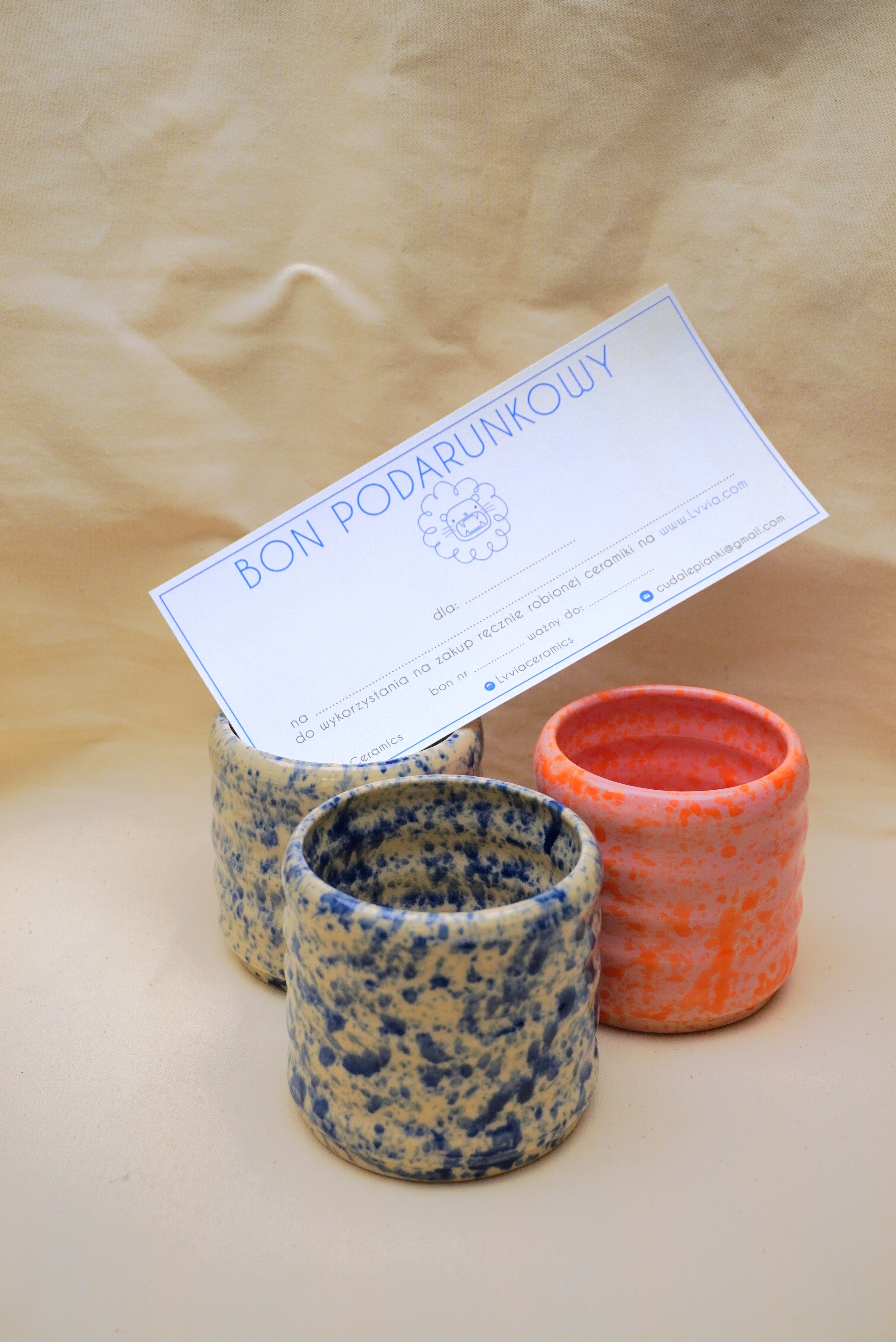 Bon podarunkowy na ceramikę