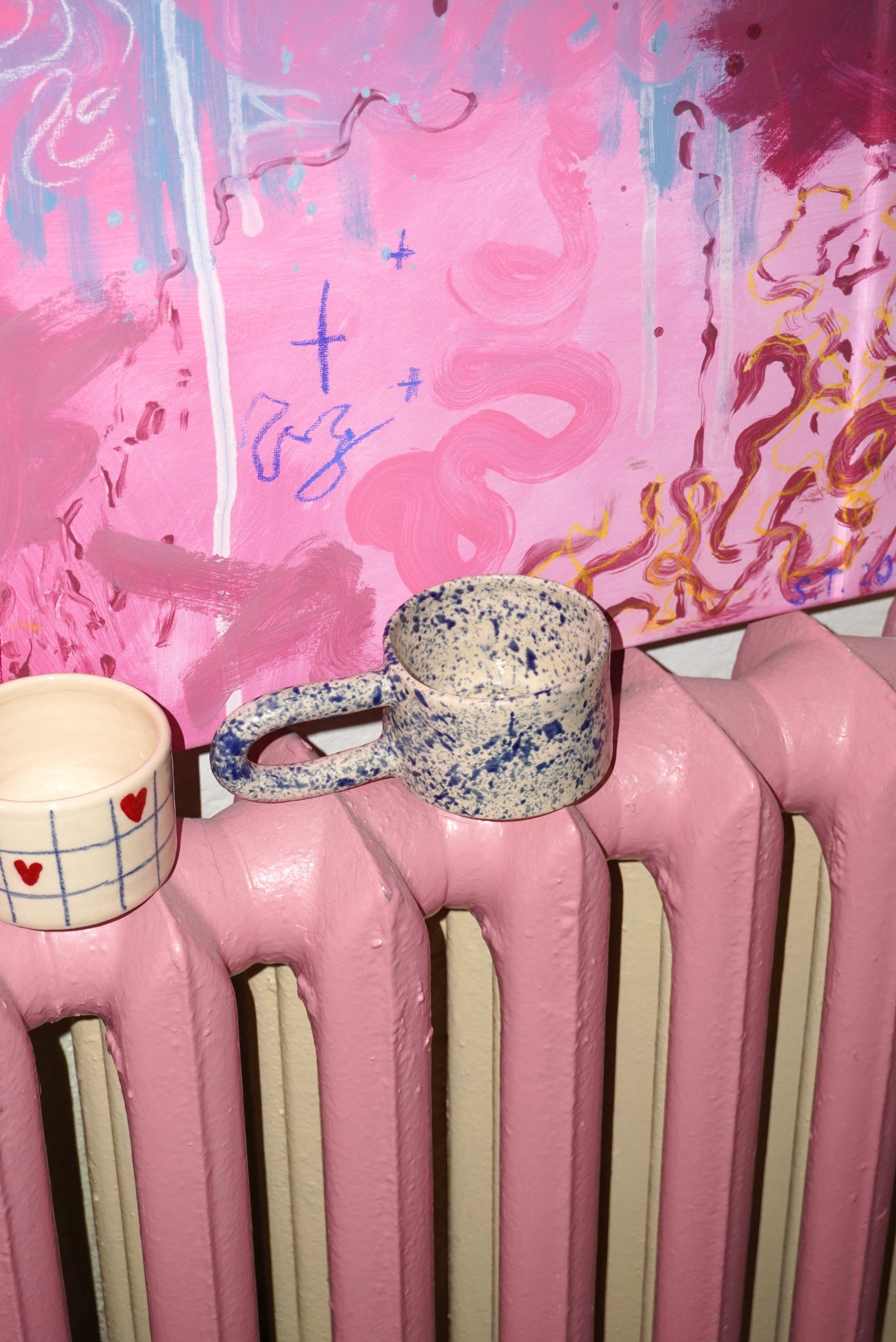 Filiżanka kobalt kaloryfer