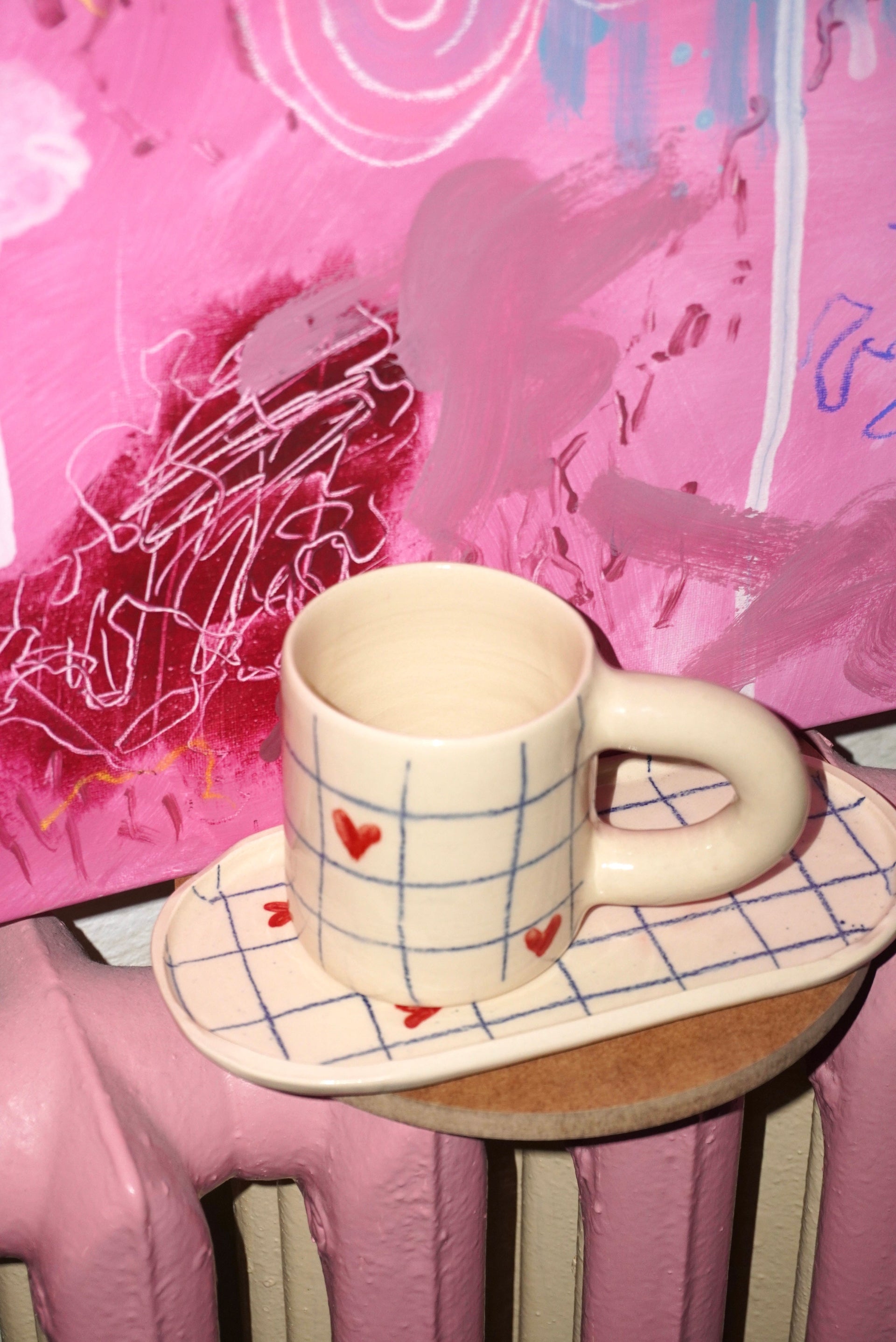 Kubek i talerz amore