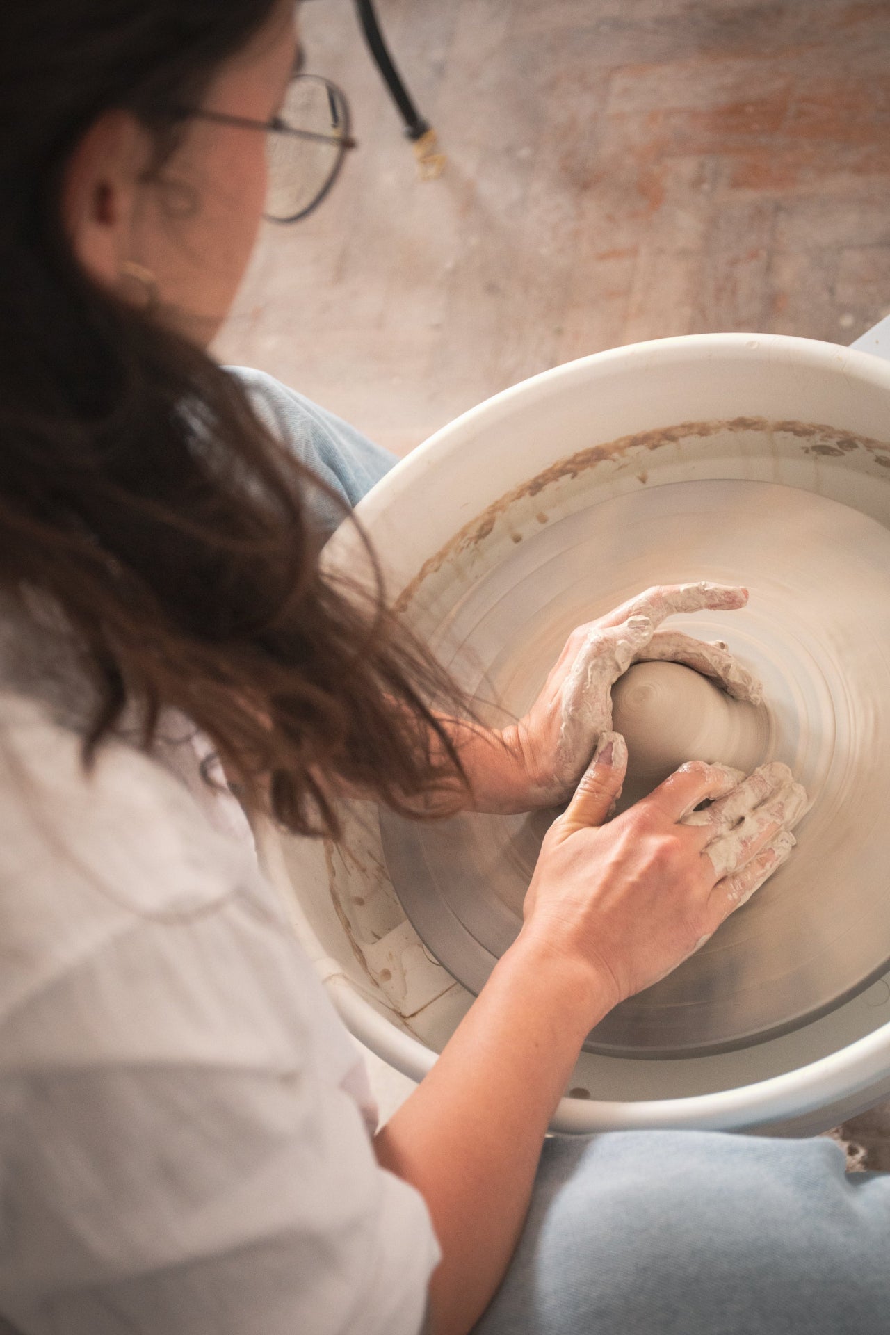 Sylwia toczy na kole