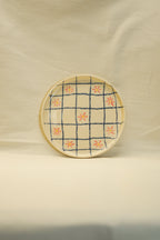 Talerzyk w kratkę Flowers