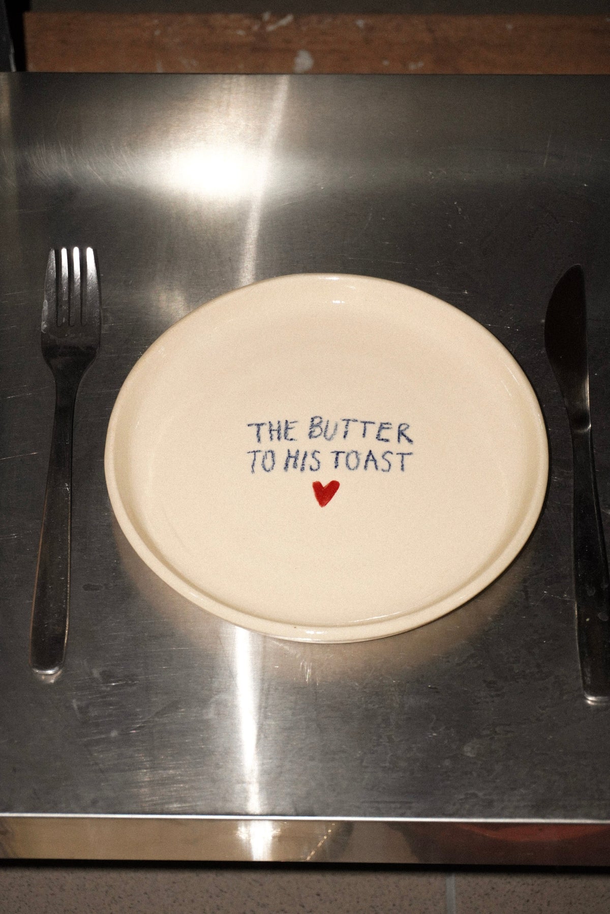 The butter to his toast talerz