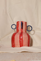 Wazon ceramiczny CIRCUS w paski 