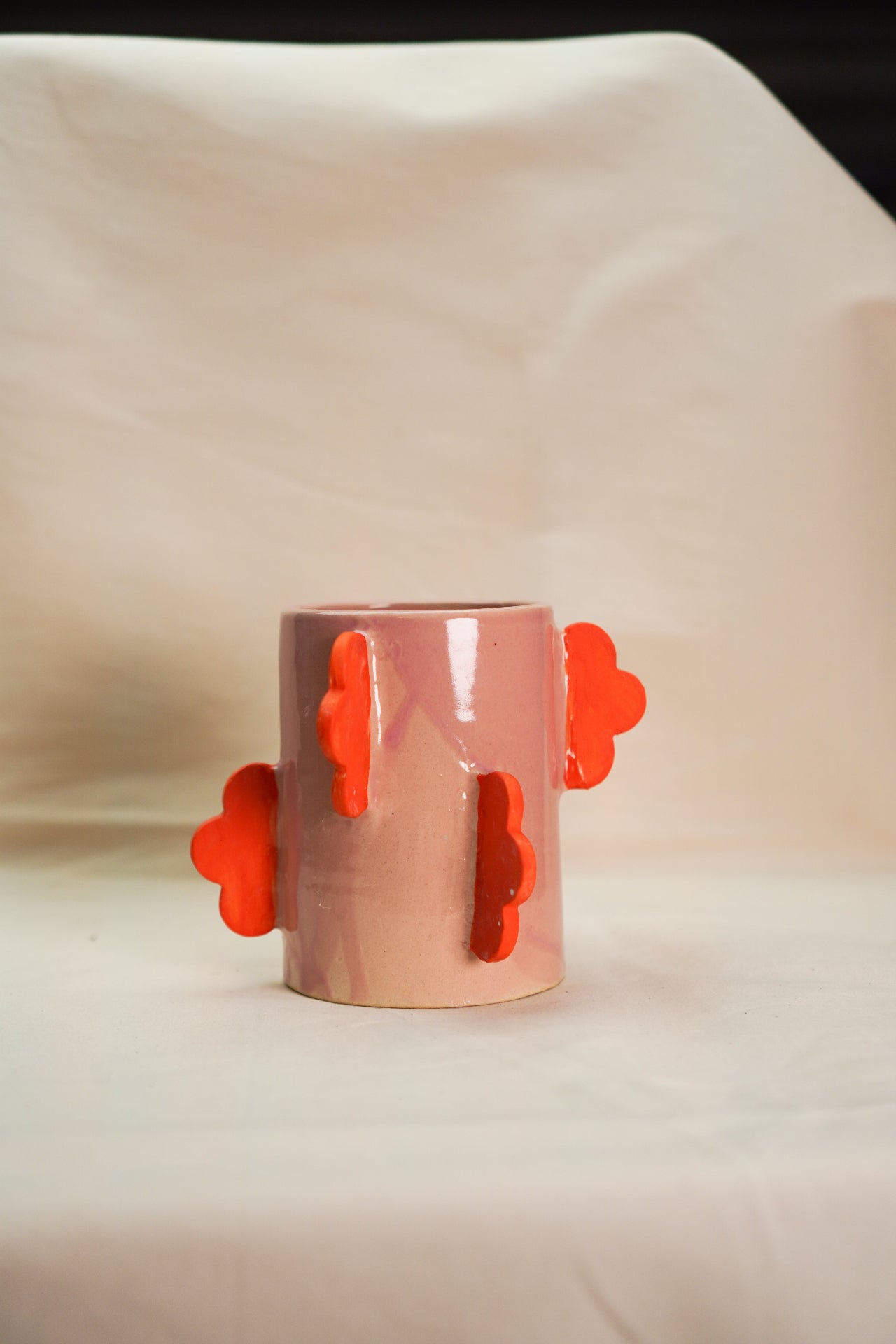 Wazon FLOWERS, różowy