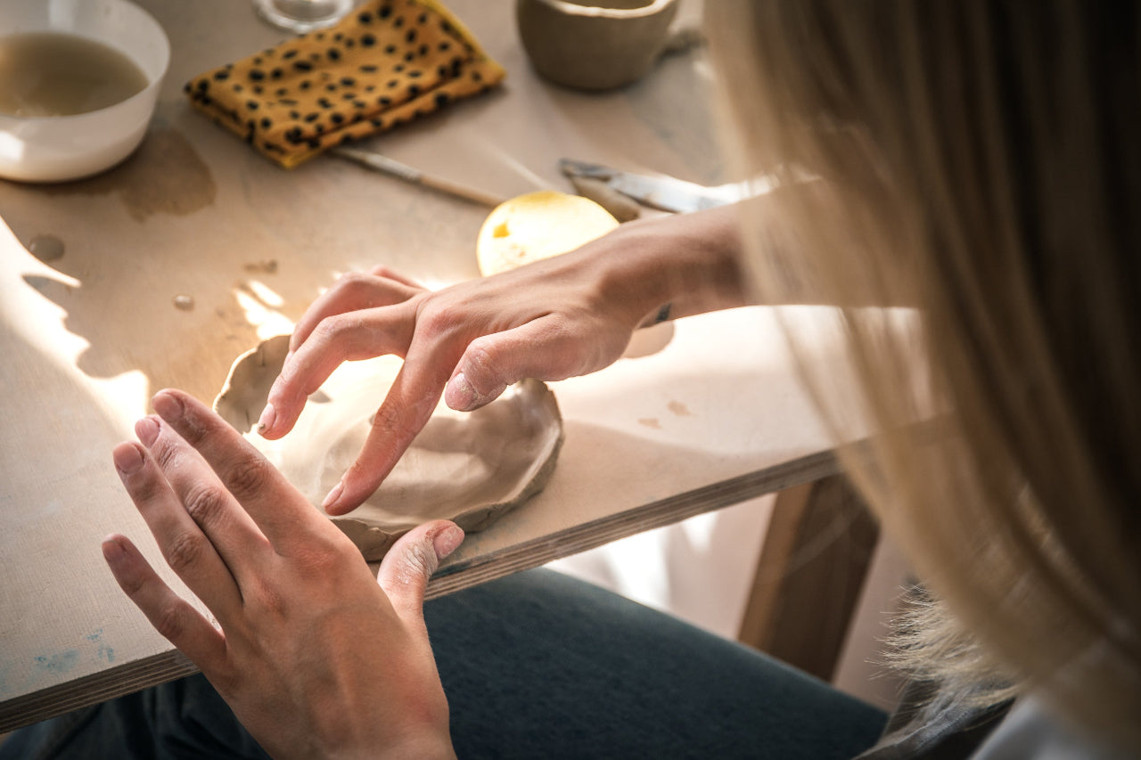 Zajęcia z lepienia talerzy